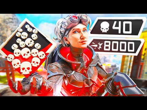 My Highest Kills & Damage In Apex Legends (40 Kills 8,000 Damage)