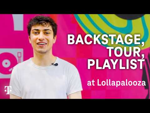 Lollapalooza Artists Play Backstage, Tour, Playlist with Harry Daniels | T-Mobile