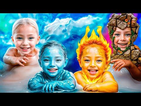 Wade and Ember from ELEMENTAL Have a Baby! Fire vs Water Parenting Hacks!