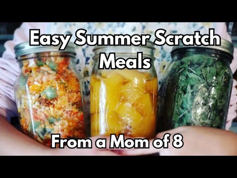 Summer Homestead Meals ~ Family of 10