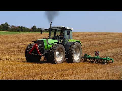 Stubble cultivation | Deutz-Fahr AgroStar 6.81 + Kotte GFZE 600 HD | South Eifel 2024