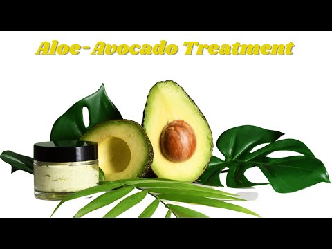 How to make Aloe Vera- Avocado hair treatment for intense hair growth