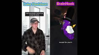 Luke Davidson and Brainhook video comparison #funny #gtag #relatable