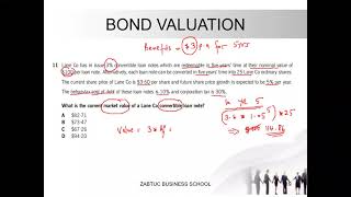 bond and share valuation