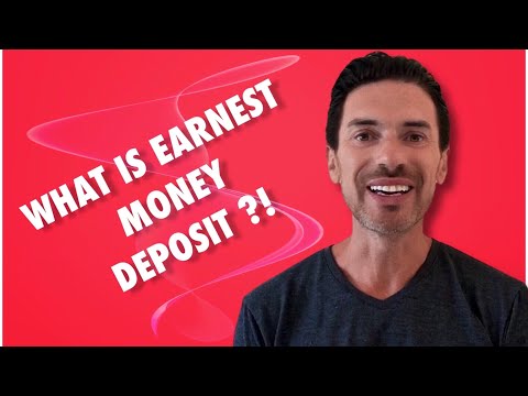 What is the Earnest Money Deposit?💰 A Quick & Easy Initial Deposit / Security Deposit Explanation