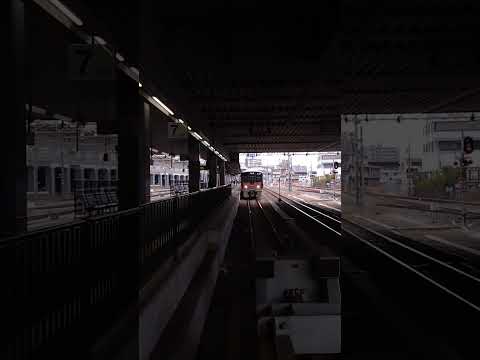 227系Urara岡山駅7番線入線 #jr #岡山駅