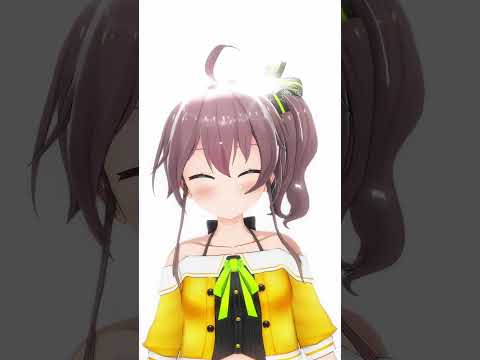 【MMDホロライブ】まつりちゃんが寄ってきて...? #shorts #short