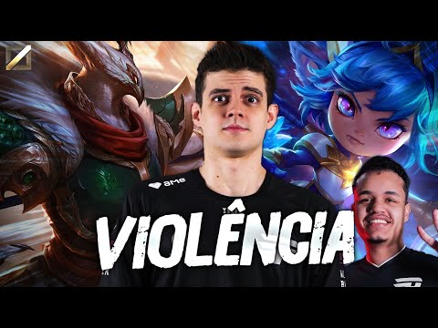 Uma partida INTENSA de AZIR com o MELHOR JUNGLE do BRASIL!  🕊️🔨