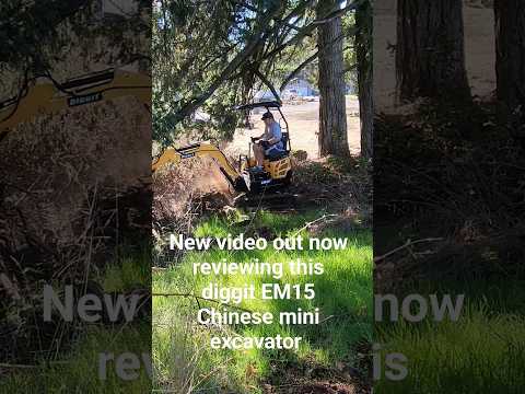 New video out now reviewing this diggit em15 chinese mini excavator #miniexcavator