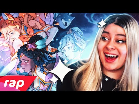 REACT Rap das Guardiãs Estelares (League of Legends: Wild Rift) - GAROTAS MÁGICAS | 7MZ ‹ Alpha ›