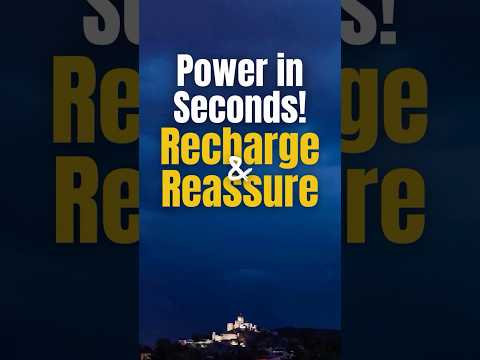 Power in Seconds Recharge and Reassure #Affirmations #PositiveVibes #MindsetShift