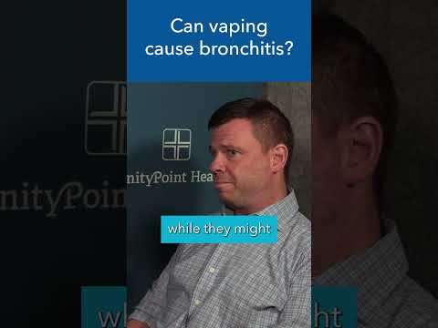 Can Vaping Cause Bronchitis? #shorts