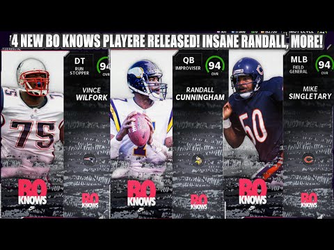 4 NEW 94 OVR BO KNOWX PLAYERS! INSANE RANDALL CUNNINGHAM, WILFORK, AND MORE! | MADDEN 22