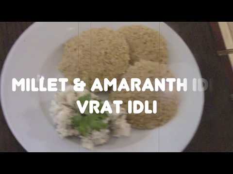 How To Make Millet & Amaranth Idli | Sama Chawal Idli | Millet Idli