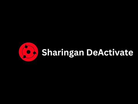 Sharingan Deactivate Sound Effect || Naruto