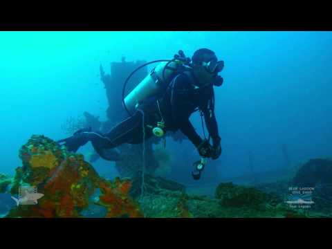 San Francisco Maru, Truk Lagoon. Dive this Japanese WWII shipwreck with Blue Lagoon Dive Shop.