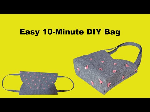 10-Minute Sewing Project: Make a Cute Bag Fast!