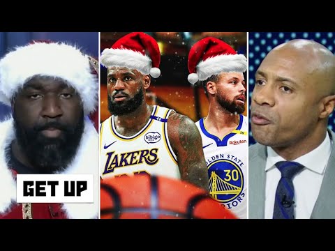 GET UP | Perkins & JWill PREVIEWS Lakers vs. Warriors on Christmas day: LeBron will beat Steph Curry