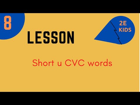 Read Consonant Vowel Consonant words with Letter u | Learn English for Kids | Phonetics for Kids