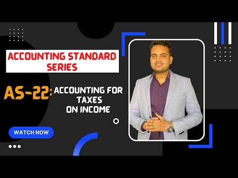 CA Inter| AS-22: Accounting for taxes on Income | Advance Account Revision Nov 2022 Exam