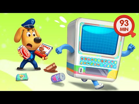 Vending Machine Adventure | Educational Stories | Safety Rules for Kids | Sheriff Labrador