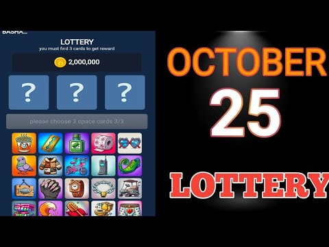 October 25th Bums Lottery Card Today Bums Combo #bums