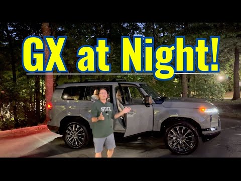 2024 Lexus GX Luxury+ at  Night - Buttons, Lighting, Illumination, More!