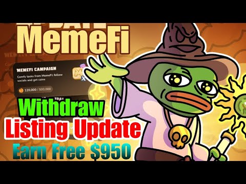 How To Mine In Memefi | Memefi Listing Update | Memefi Guide | Memefi Daily Combo Claim/Memefi Token