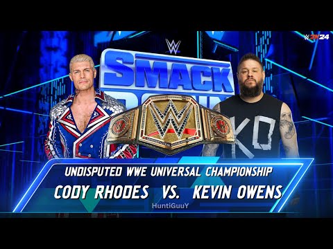 Cody Rhodes vs. Kevin Owens – Undisputed WWE Title Match: WWE Smackdown