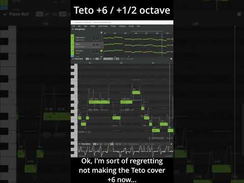 Teto singing 6 notes higher sounds better than the cover I posted...