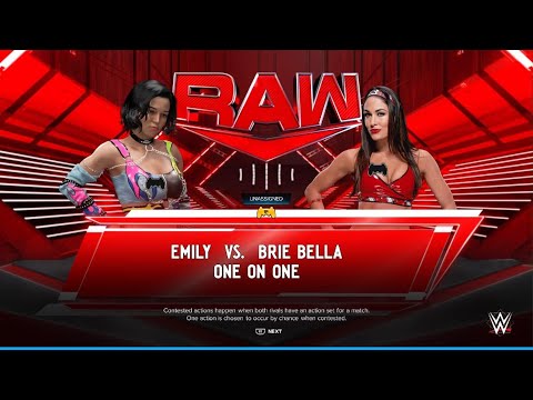 AWA Monday night dawn: Emily vs Brie