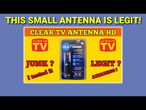 📺 Discover the Magic of Clear TV Premium HD Antenna ~ Small Yet So Powerful