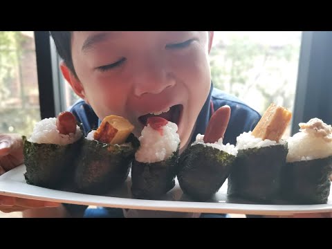 How to make onigiri(rice balls) with 4 flavors for scouting | スカウト風おにぎりの作り方