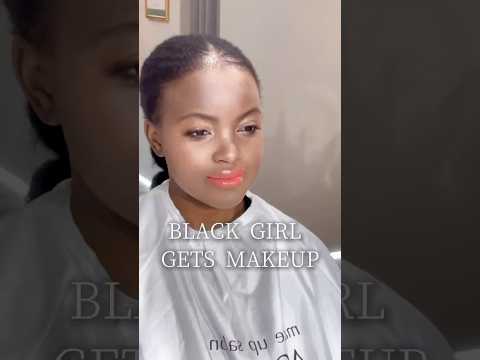 BLACK GIRL GETS MAKEUP|黄金比メイク #メイクレッスン #blackinjapan #makeupsalon #makeupsalontokyo