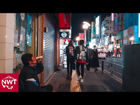 Tokyo Night Street In Shinjuku Okubo and Shin-Okubo 4K