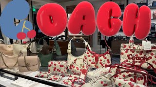 🍒NEW🍒 COACH SNEAK PEEK- CHERRY BAGS, SHOES, ALSO NEW CASHIN CARRY CRESCENT, AND MORE! #coach