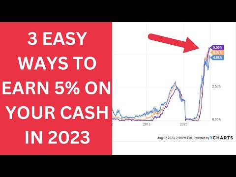 3 EASY ways to earn 5% on cash in 2023