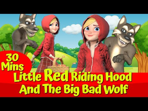 🔴Four tales of Little Red Riding Hood And The Big Bad Wolf 🔴🐺I Animated Fairytales 🌟