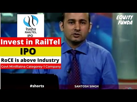 RailTel IPO Review |  Appealing Fundamentals | By Santosh Singh |  #shorts