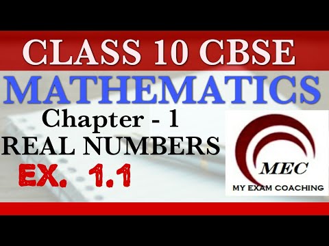 CBSE 10/ MATHS / EX 1.1 FULLY SOLVED