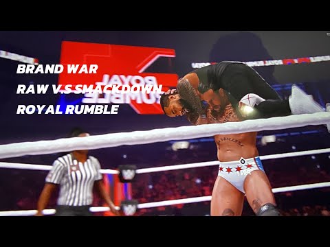 Raw V.S Smackdown All Brand War 20-Man Royal Rumble