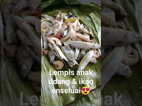 Lempis anak udang & ikan enseluai😍 #laukrumahpanjai