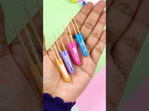 DIY Cute Tweezers #shorts #diy #art #youtubeshorts #papercrafts