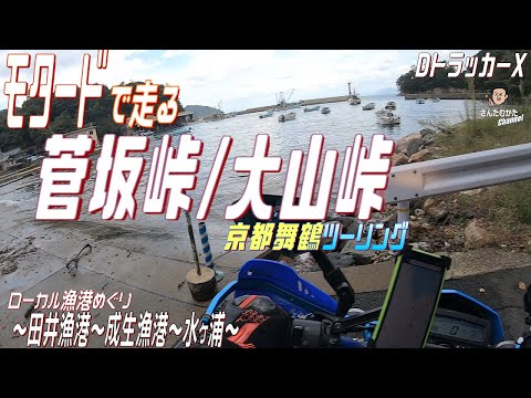 【DトラッカーX #145】京都舞鶴ワインディング走行と舞鶴北部のローカル漁港を訪ねて　～菅坂峠～大山峠～田井漁港～成生漁港～水ヶ浦～【関西】【京都】【日帰りツーリング】