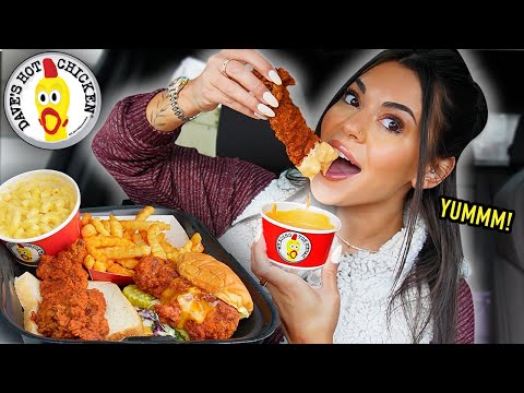 Dave's Hot Chicken Mukbang & Crazy Storytime: Beach Wedding, Police & Sea Sick Drama!