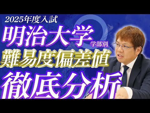 【最新】明治大学のリアルな合格偏差値リアルボーダー【明らかな難化傾向/今後の学習戦略】