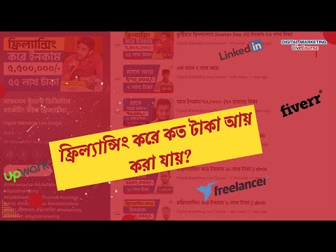 একজন ফ্রিল্যান্সার মাসে কত টাকা আয় করেন?