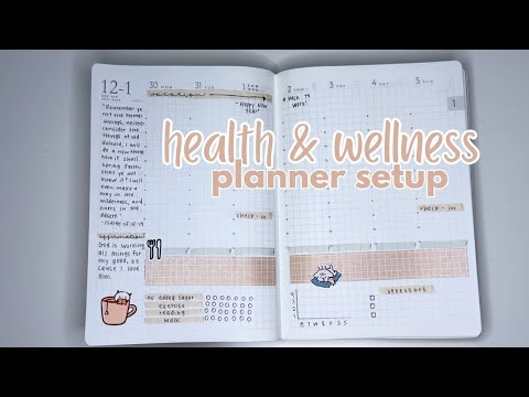 2025 Health and Wellness Planner Set Up and Flip Through | A6 Sterling Ink Common Planner