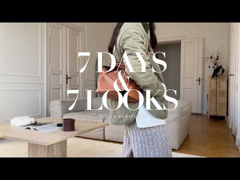 7 Days 7 Looks | A Week in Outfits | Winter Wardrobe | Winter Outfit Ideas | AD