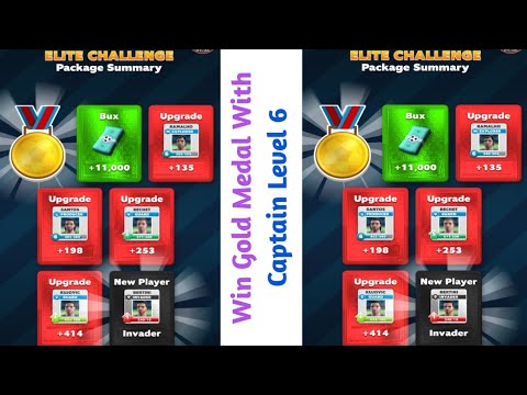 Win Gold Medal With Captain Level 6 With Formation 4-4-2 Elite Challenge Event Final Quick and Easy